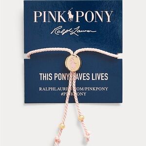 Ralph Lauren Pink Pony Cancer Awareness Bracelet
